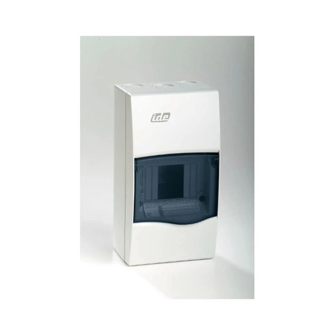 IP40 Rozdzielnica modułowa 1×4 COMBI natynkowa (drzwi transparentne) PE+N