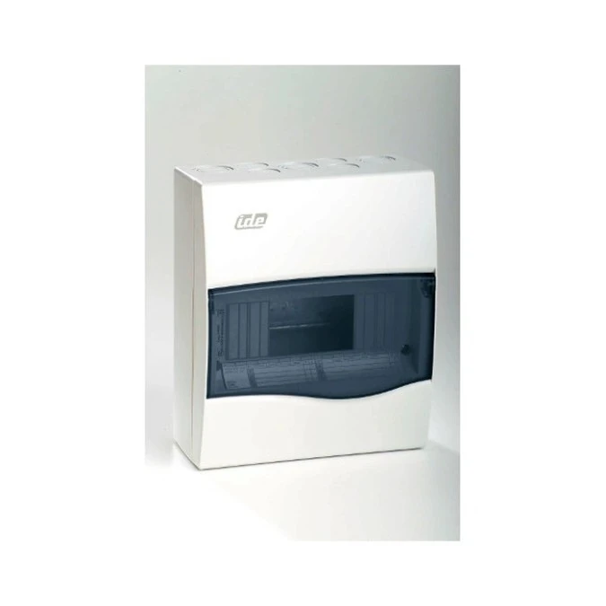 IP40 Rozdzielnica modułowa 1×8 COMBI natynkowa (drzwi transparentne) PE+N