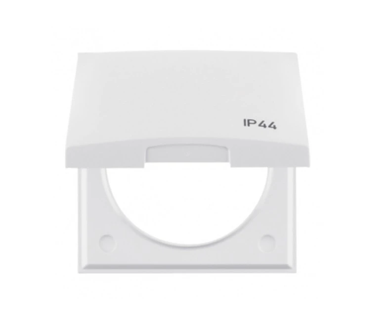 Integro Ramka z pokrywą i nadrukiem /IP44/ biały połysk 818282599