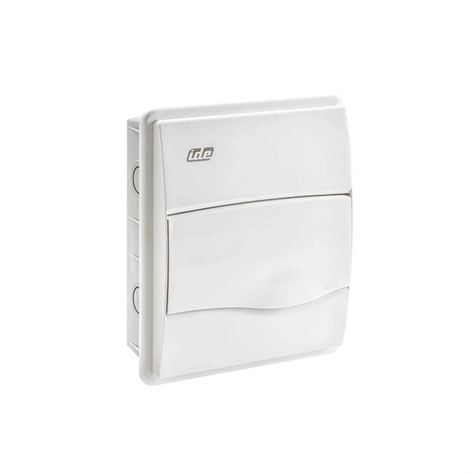 IP40 Rozdzielnica modułowa 1×8 ORO podtynkowa (drzwi białe) PE+N