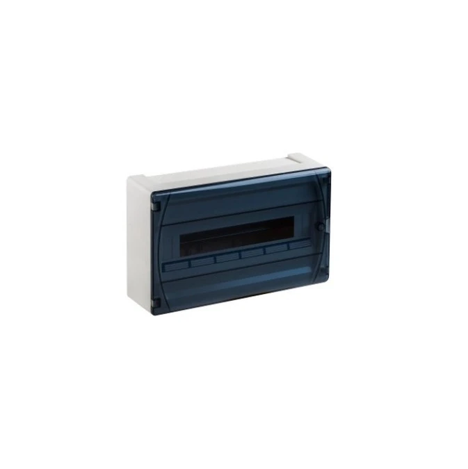 IP40 Rozdzielnica modułowa 1×18 GOLD P natynkowa (drzwi transparentne) PE+N