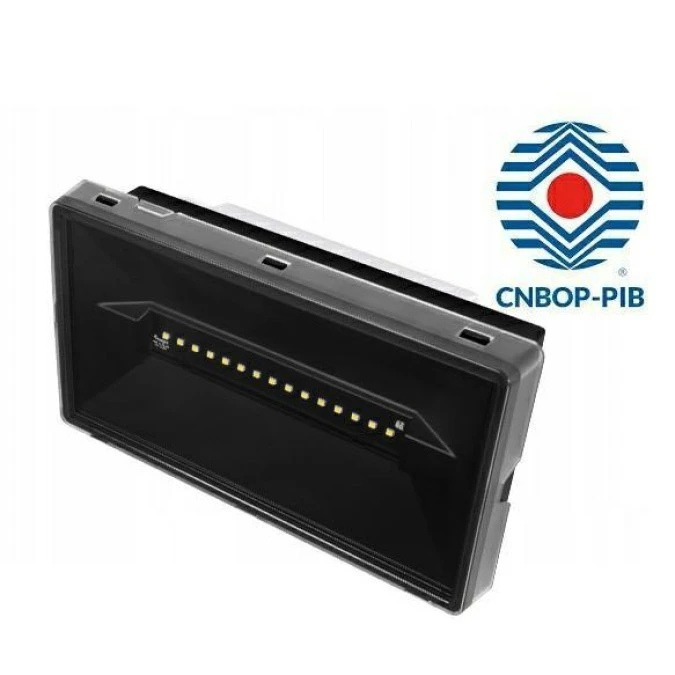 Intelight Oprawa ewakuacyjna / awaryjna VELLA led 250 ECO SO 3H SA MT 7W IP65 93638 BLK