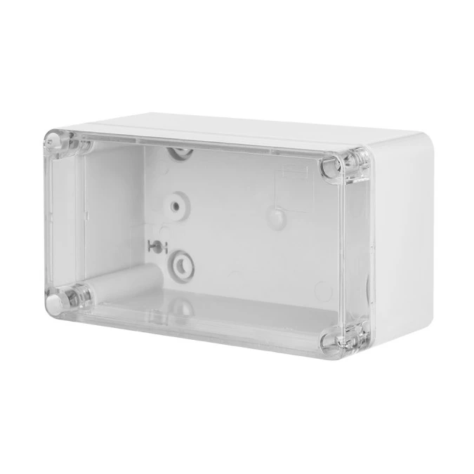 INDUSTRIAL Puszka hermetyczna n/t 170x135x241mm IP65 szara, pokrywa transparentna 2710‑01