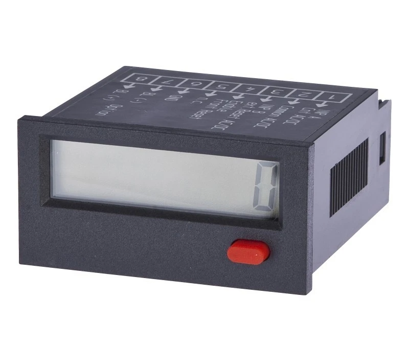 Impulsowy licznik 24x48x48 mm wyświetlacz LCD 0,03kHz 10‑260VAC złącze śrubowe 8 ‑PINowe IP65 dodawanie odejmowanie CI095400