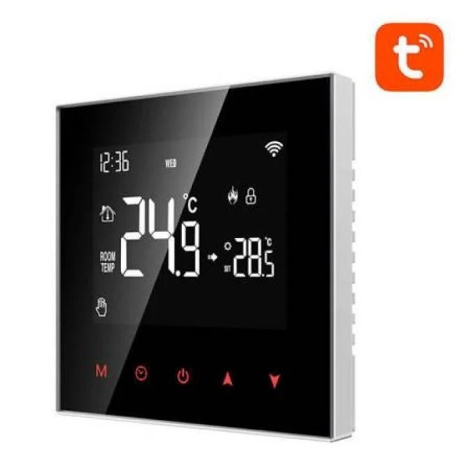 Inteligentny termostat boilera CWU Avatto WT100 3A Wi‑Fi TUYA