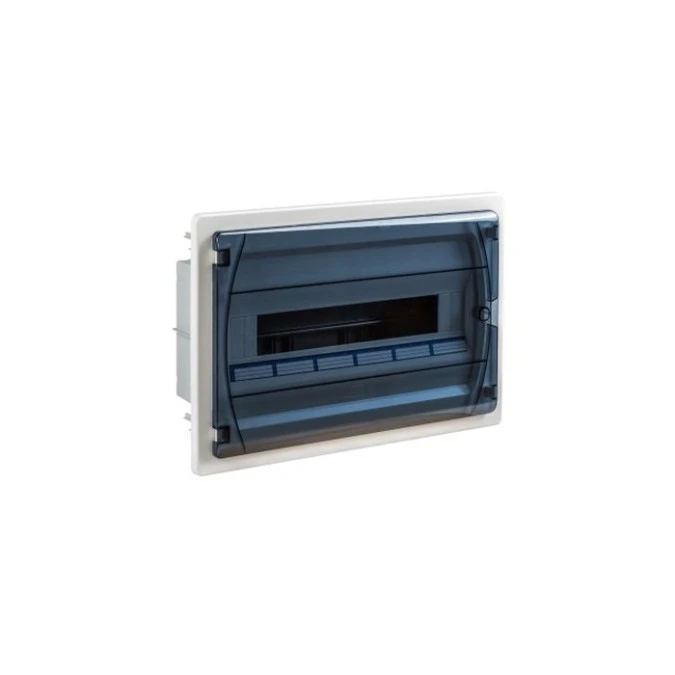 IP40 Rozdzielnica modułowa 1×18 GOLD P podtynkowa (drzwi transparentne) PE+N