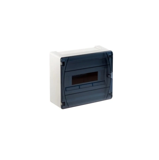 IP40 Rozdzielnica modułowa 1×12 GOLD P natynkowa (drzwi transparentne) PE+N
