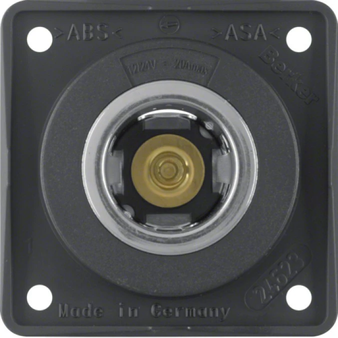 Integro Gniazdo zasilania 12V antracyt mat 845712505