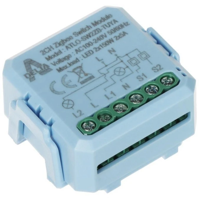 INTELIGENTNY PRZEŁĄCZNIK ATLO‑SW2ZB‑TUYA ZigBee, Tuya Smart