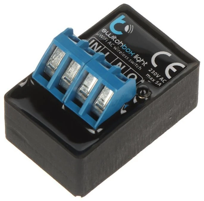 INTELIGENTNY PRZEŁĄCZNIK SWITCHBOX‑LIGHT/BLEBOX Wi‑Fi, 230 V AC