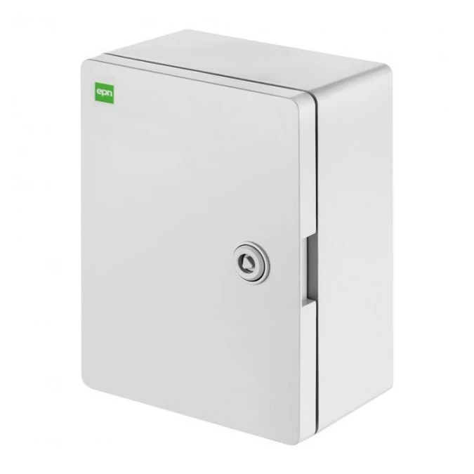 INDUSTRIAL SR4 obudowa z tworzywa ABS 210x280x130 z płytą metalową IP65 szary 2760‑00