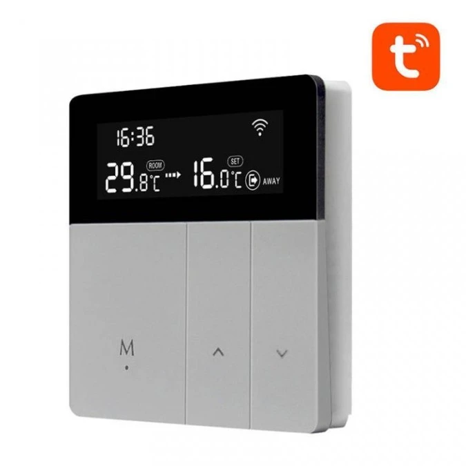 Inteligentny termostat boilera CWU Avatto WT50 3A Wi‑Fi TUYA