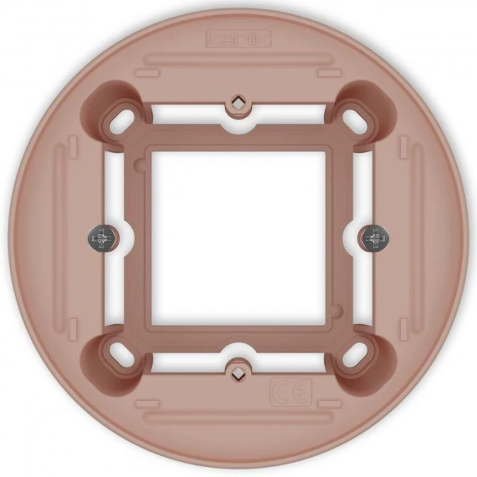 ICON / MINI Puszka natynkowa pojedyncza okrągła ICON i MINI łososiowy 62PUO‑1