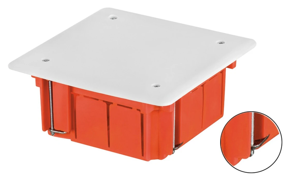 INSTALL‑BOX Puszka instalacyjna p/t karton‑gips 95x95x50mm 0261‑00