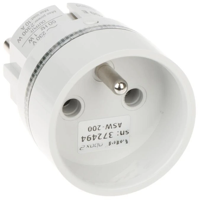 INTELIGENTNE GNIAZDO ELEKTRYCZNE ASW‑200‑E‑W BE WAVE 2300 W SATEL