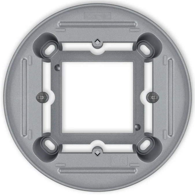 ICON / MINI Puszka natynkowa pojedyncza okrągła ICON i MINI srebrny metalik 7PUO‑1