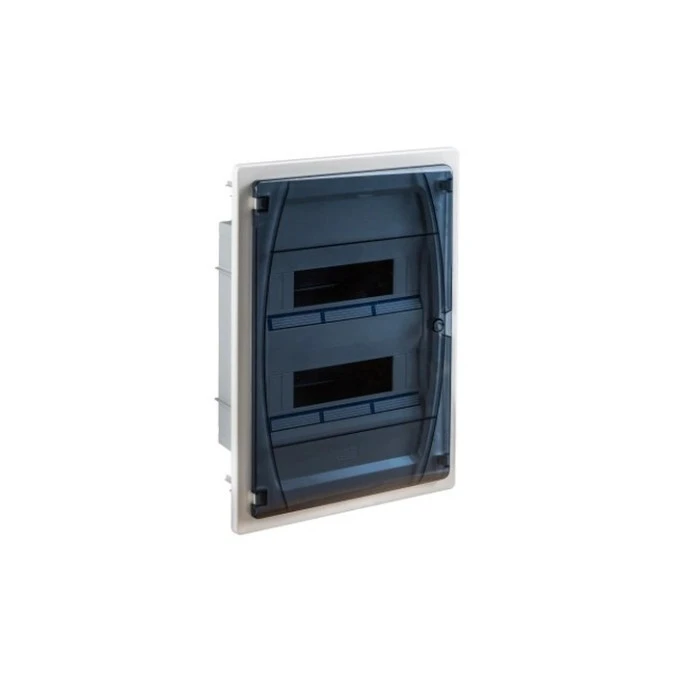 IP40 Rozdzielnica modułowa 2×12 GOLD P podtynkowa (drzwi transparentne) PE+N