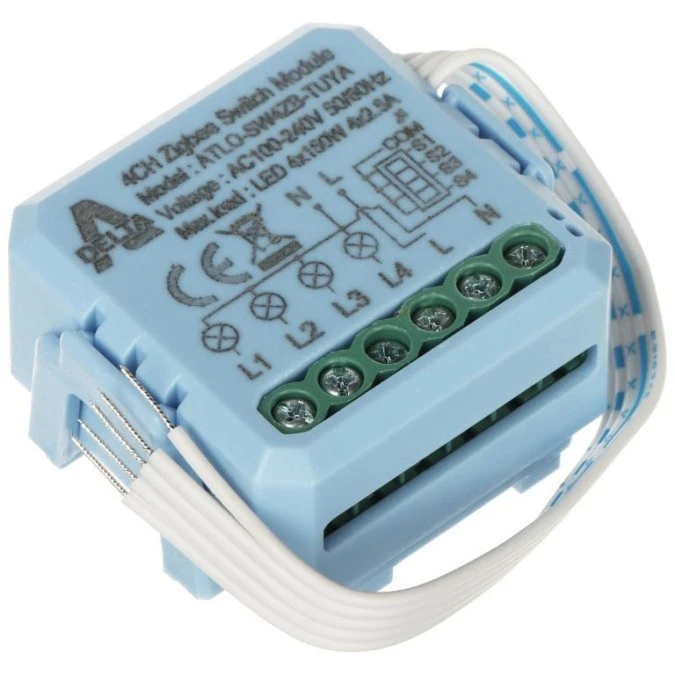 INTELIGENTNY PRZEŁĄCZNIK ATLO‑SW4ZB‑TUYA ZigBee, Tuya Smart