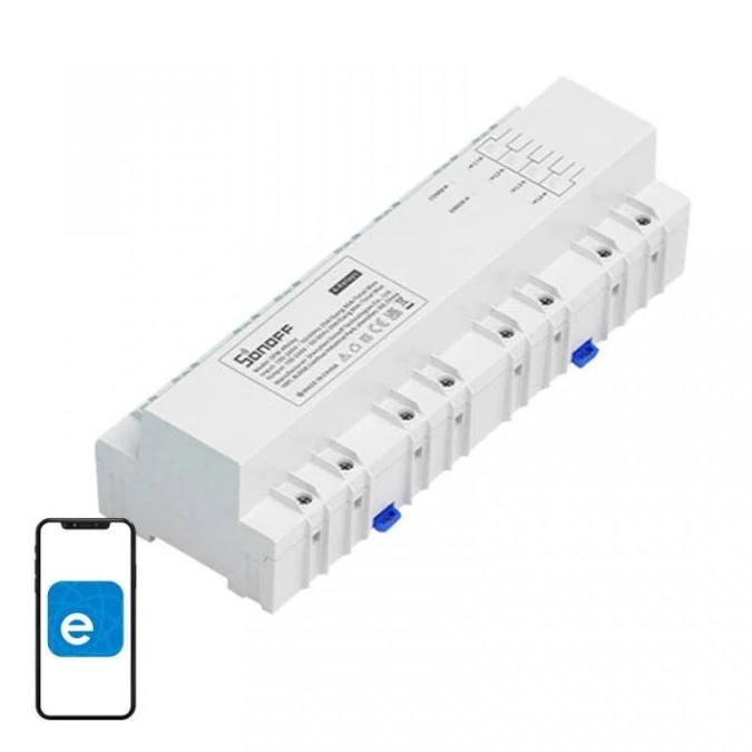 Inteligentny przełącznik Sonoff SPM‑4Relay 4 x 20A WiFi