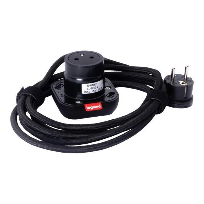 INCARA Podstawa ELECTRON 1x2p+z 2,5 m czarny 654901