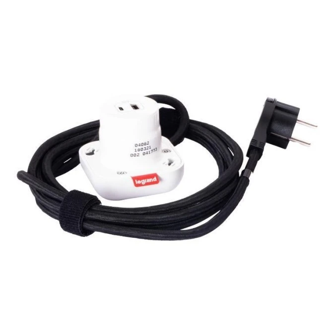 INCARA Podstawa ELECTRON USB A+C 2,5 m biały 654918