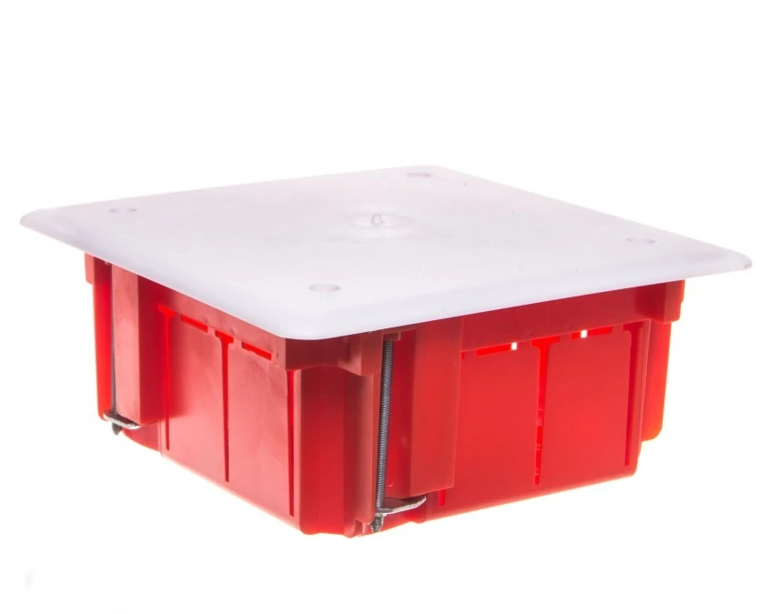 INSTALL‑BOX Puszka instalacyjna p/t karton‑gips 105x105x50mm ceglasta 0262‑00