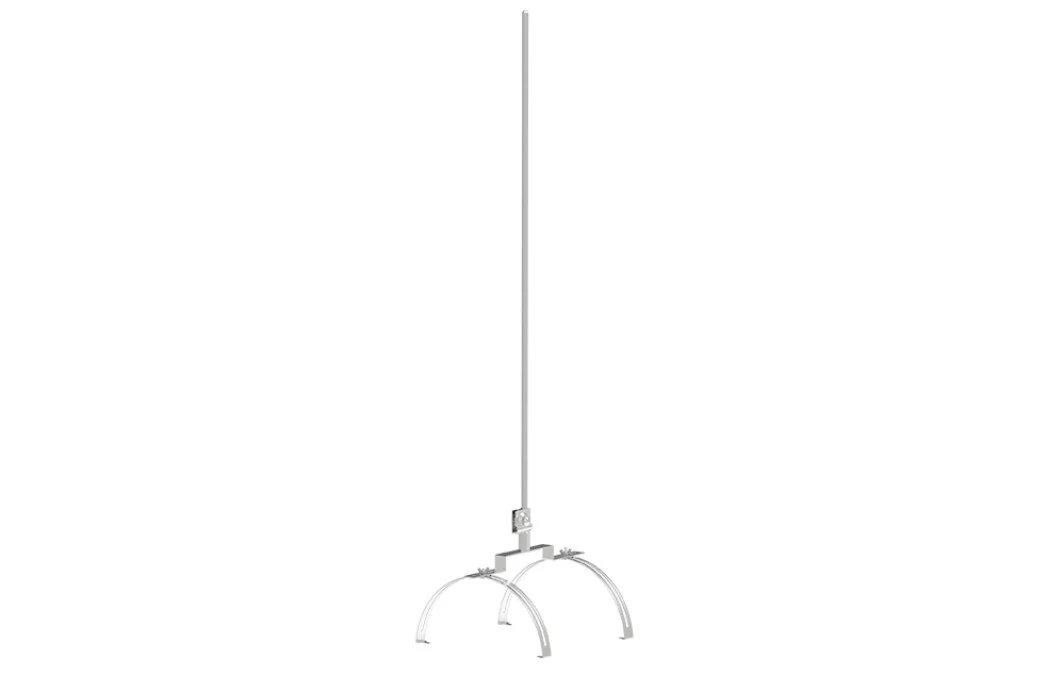 Iglica gąsiorowa podwójna L‑1000mm fi 12mm aluminiowa 71.10 AL /97101009/