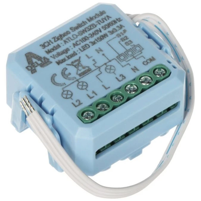 INTELIGENTNY PRZEŁĄCZNIK ATLO‑SW3ZB‑TUYA ZigBee, Tuya Smart