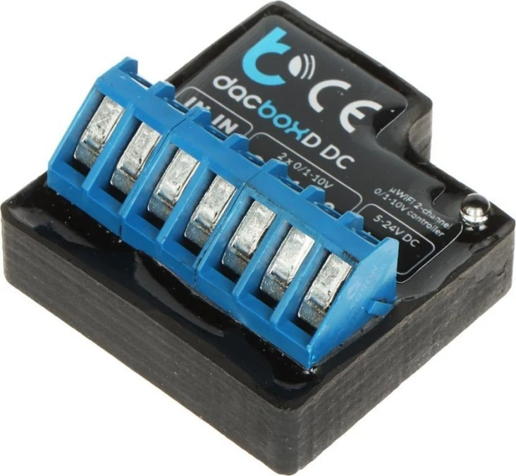 INTELIGENTNY STEROWNIK DWUKANAŁOWY DACBOXD‑DC Wi‑Fi, 5 … 24 V DC