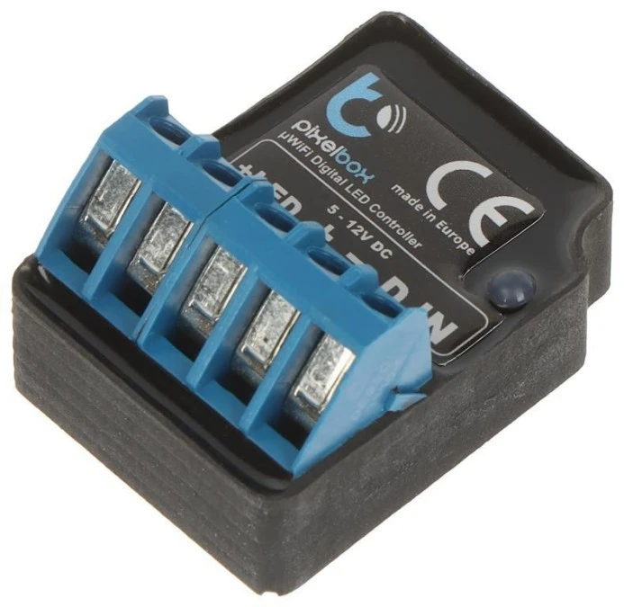 INTELIGENTNY STEROWNIK OŚWIETLENIA LED PIXELBOX/BLEBOX Wi‑Fi, 5 … 12 V DC