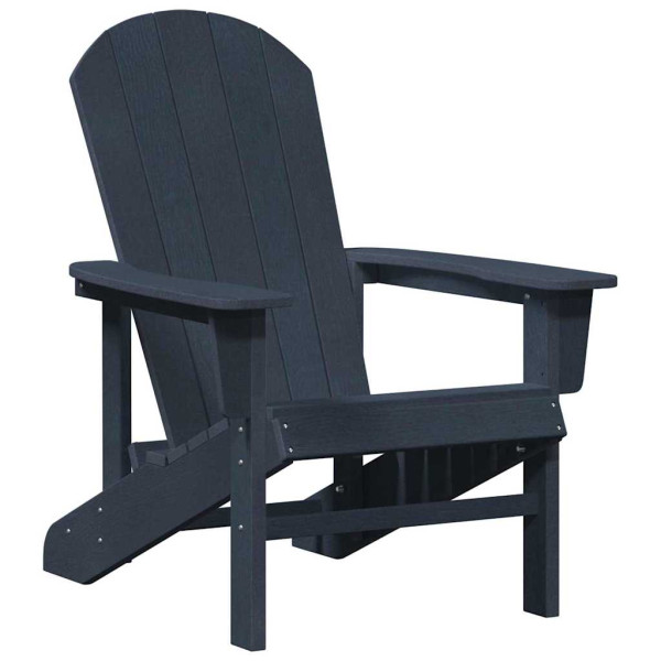Krzesło Ogrodowe Adirondack Fotel Ogrodowy Plastikowy Granatowy 936269