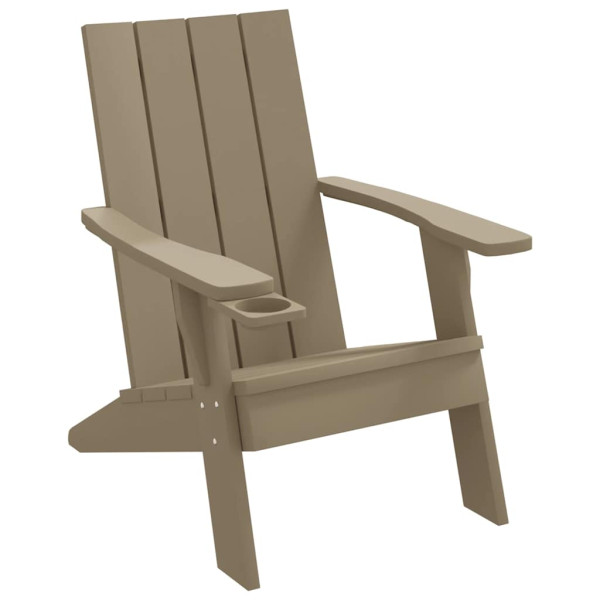 Krzesło ogrodowe Adirondack jasnobrązowe 75x88,5x89,5cm 937526