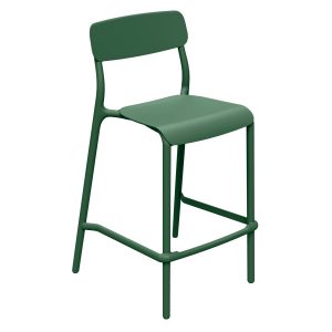Krzesło ogrodowe barowe niskie Rimo Pine Green FERNE 656465