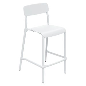 Krzesło ogrodowe barowe niskie Rimo White FERNE 656476