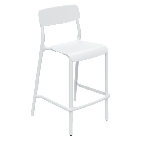 Krzesło ogrodowe barowe niskie Rimo White FERNE 656476