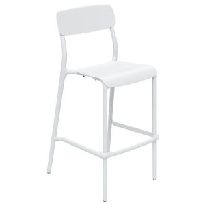 Krzesło ogrodowe barowe wysokie Rimo White FERNE 656479