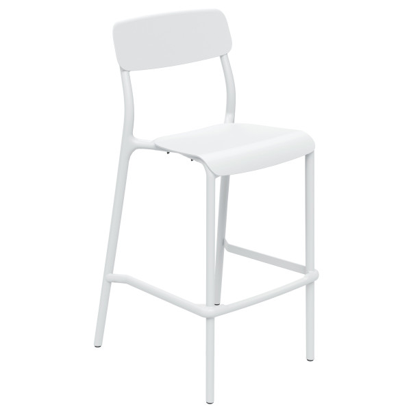 Krzesło ogrodowe barowe wysokie Rimo White FERNE 656479