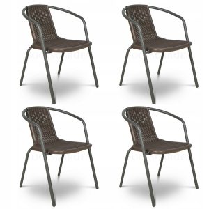 Krzesło Ogrodowe Focus Garden Simple na Taras metal Komplet 864500
