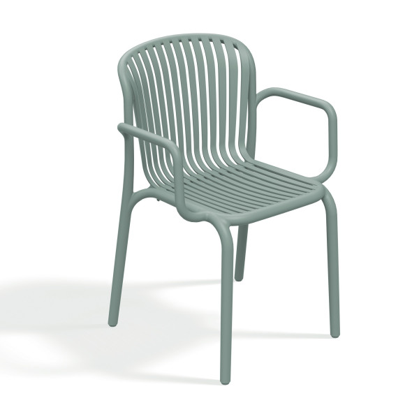 Krzesło ogrodowe z podłokietnikami Brene Verde FERNE 659825