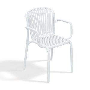 Krzesło ogrodowe z podłokietnikami Brene White FERNE 659829