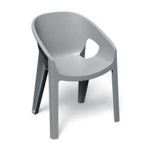 Krzesło ogrodowe z podłokietnikiem Premo Light Gray FERNE 656408 Krzesło ogrodowe z podłokietnikiem Premo Light Gray FERNE 656408