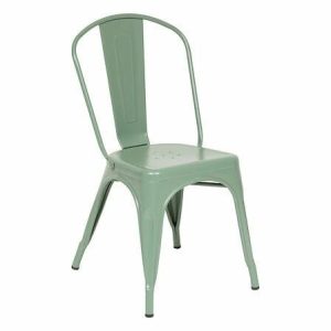 KRZESŁO Paris Edge METALOWE oliwkowe w stylu loft 656763