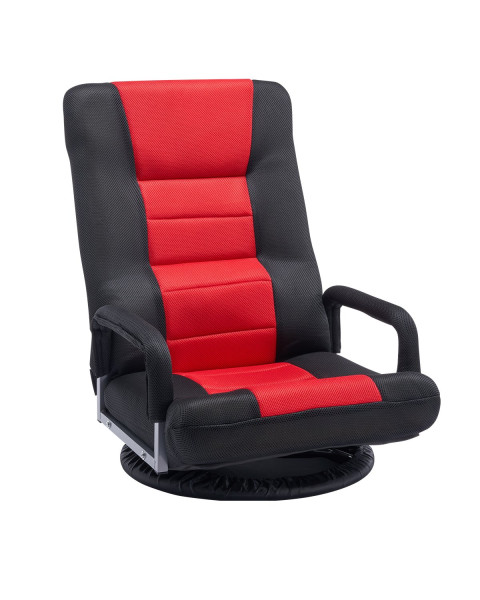 Krzesło Podłogowe z Regulowanym Podłokietnikiem – Obrotowe 360° 807454