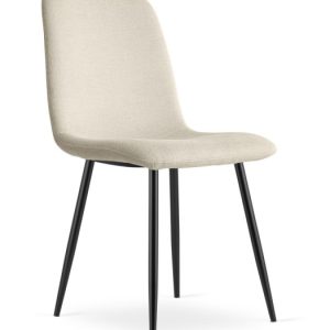 Krzesło RIFT – beż / nogi kolor czarny x 1 785292 Krzesło RIFT – beż / nogi kolor czarny x 1 785292