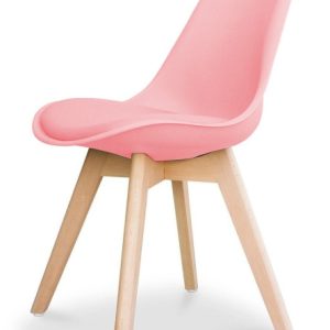 Krzesło skandynawskie MONZA PINK PU 790550 Krzesło skandynawskie MONZA PINK PU 790550