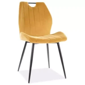 Krzesło tapicerowane Arco velvet curry 854104