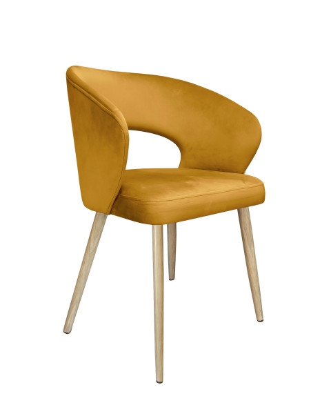 Krzesło tapicerowane AURA nogi metalowe imitacja dąb MG15 1050853