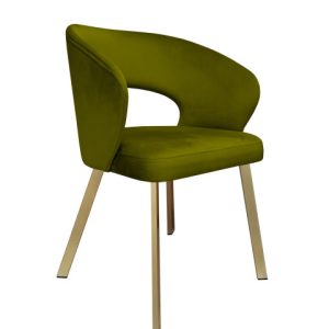 Krzesło tapicerowane AURA nogi złote PROFIL BL75 1050910 Krzesło tapicerowane AURA nogi złote PROFIL BL75 1050910