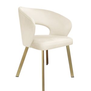 Krzesło tapicerowane AURA nogi złote PROFIL MG50 1050850