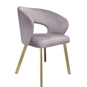 Krzesło tapicerowane AURA nogi złote PROFIL MG55 1050884